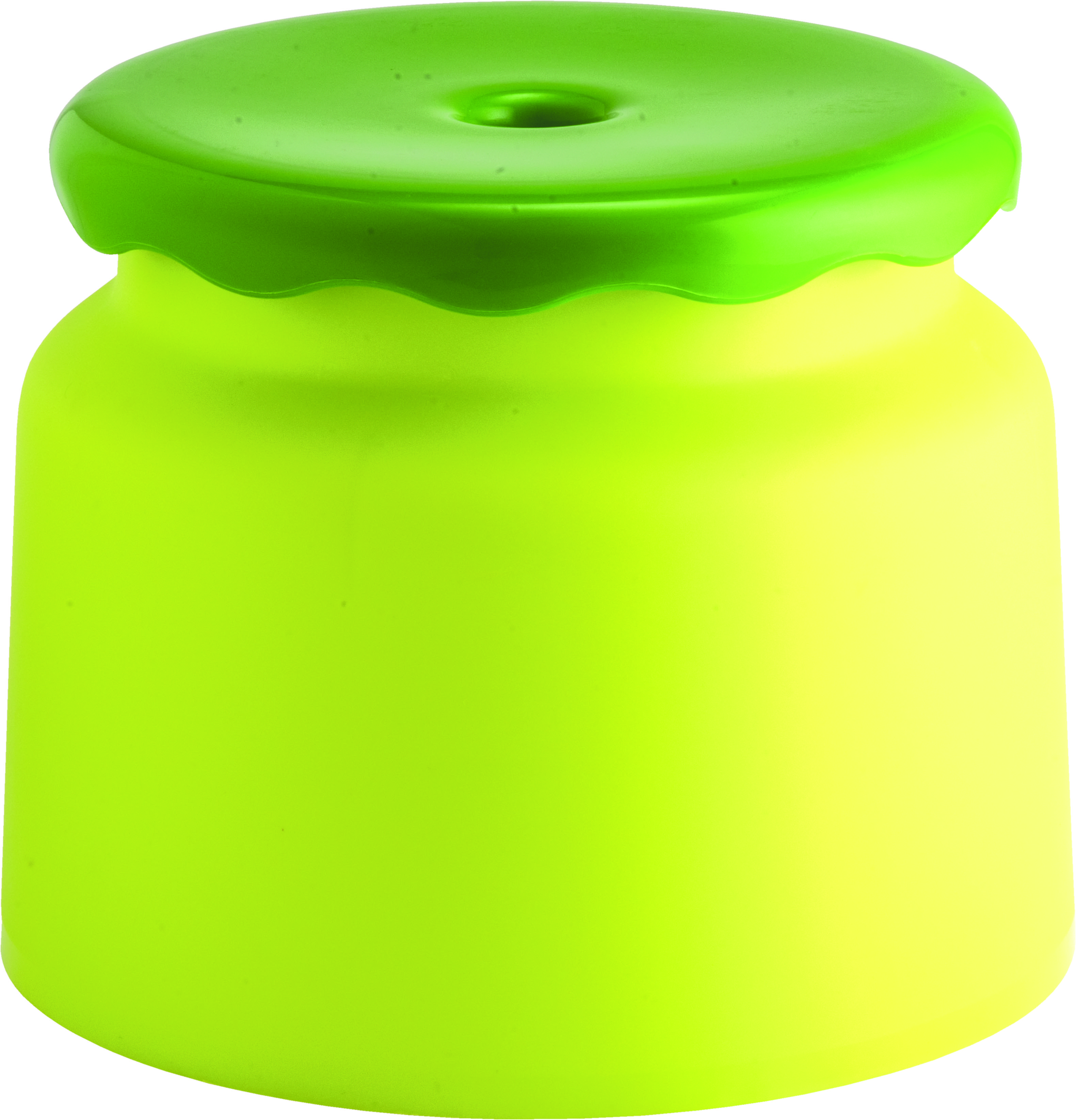 Frosty Bathroom Stool (Green)